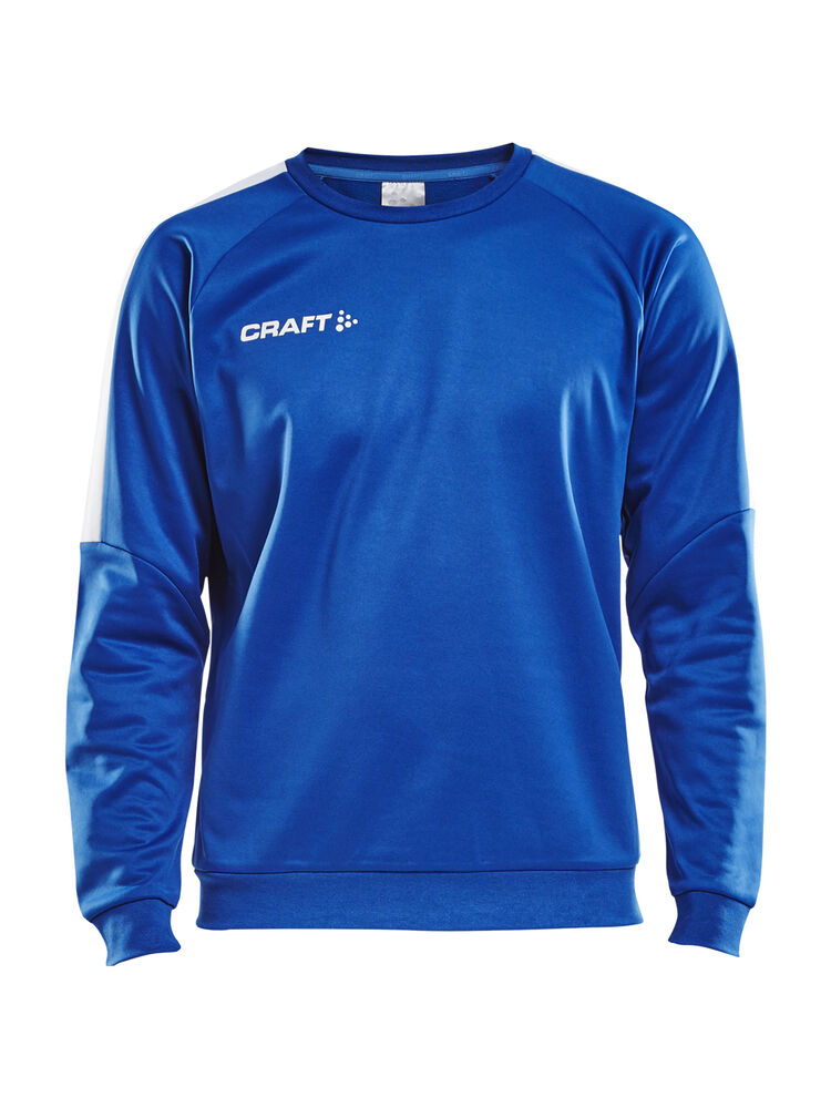 Progress R-Neck Sweater M - Royal/White