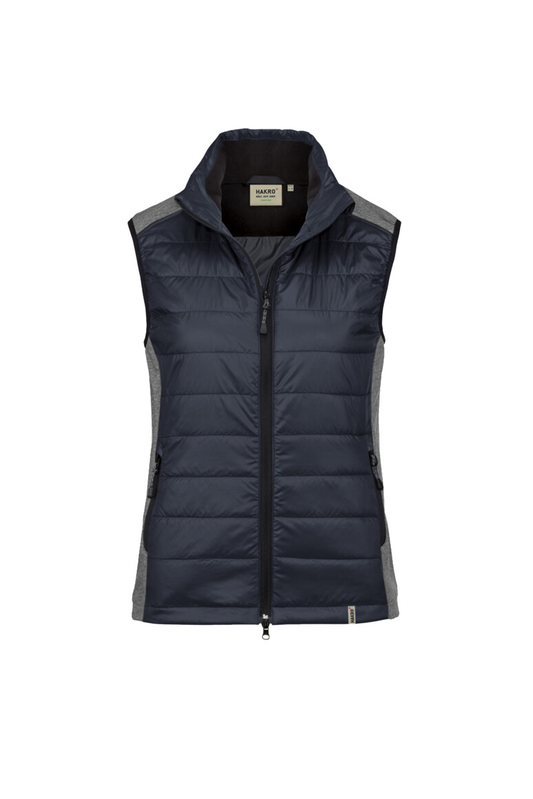 HAKRO Damen Hybridweste Contrast 264 tinte, XS
