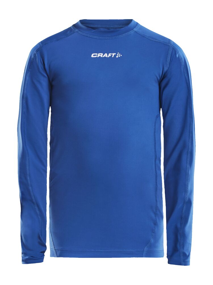 PRO Control Compression Long Sleeve Jr - Royal