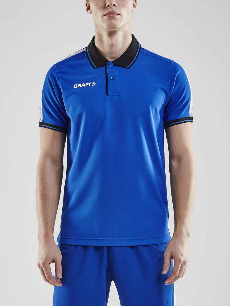 Pro Control Poloshirt M - Club Cobolt/Black