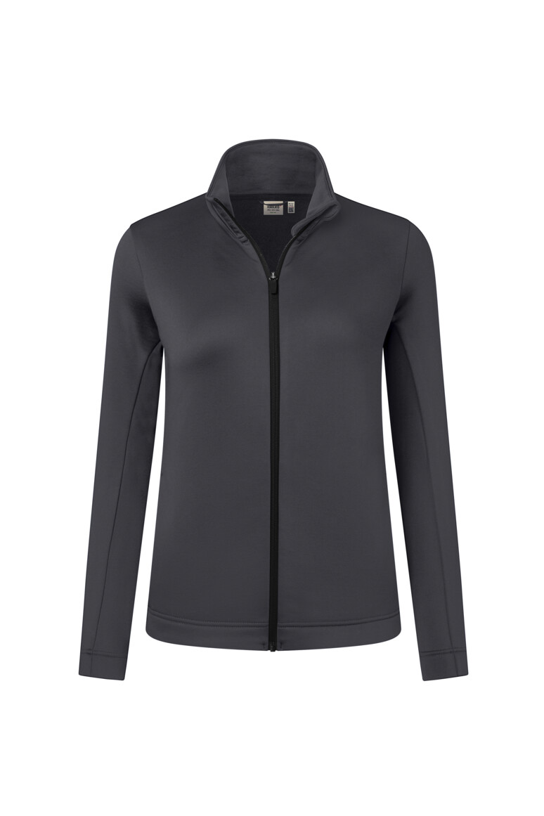 HAKRO Damen Tecjacke ECO 274 karbongrau, XS