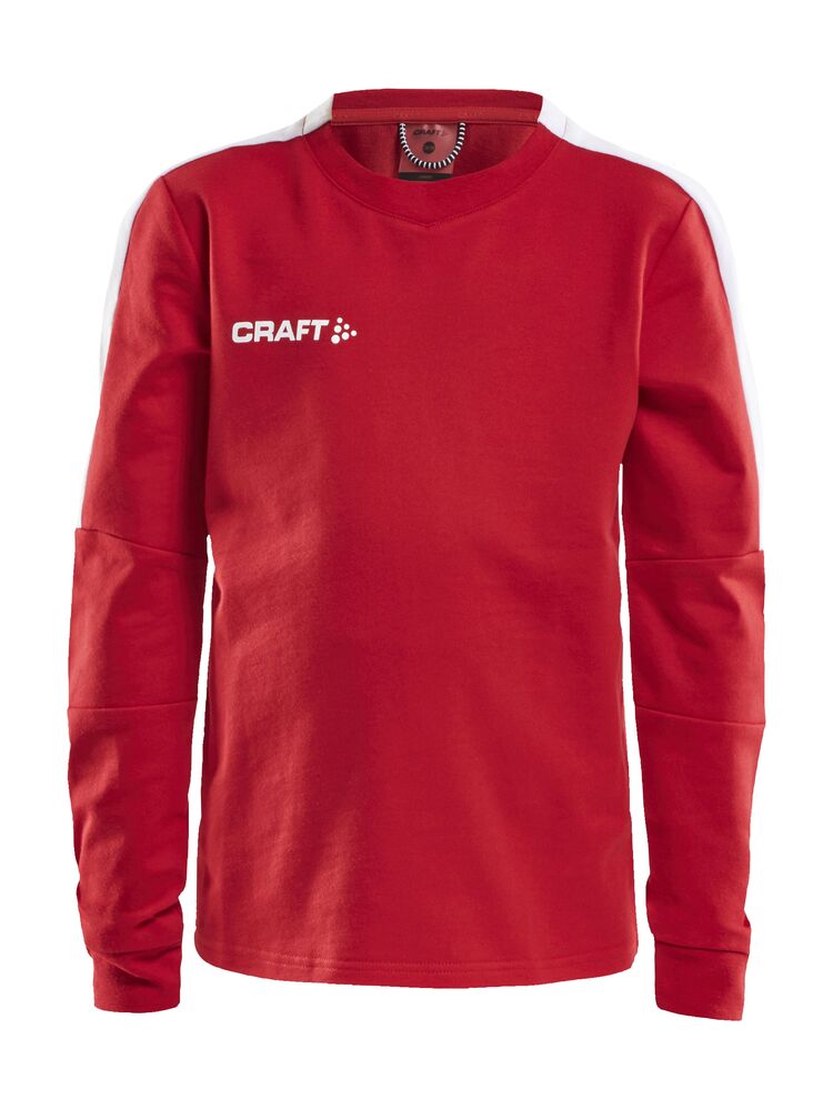 Progress GK Sweatshirt Jr - Bright Red/White