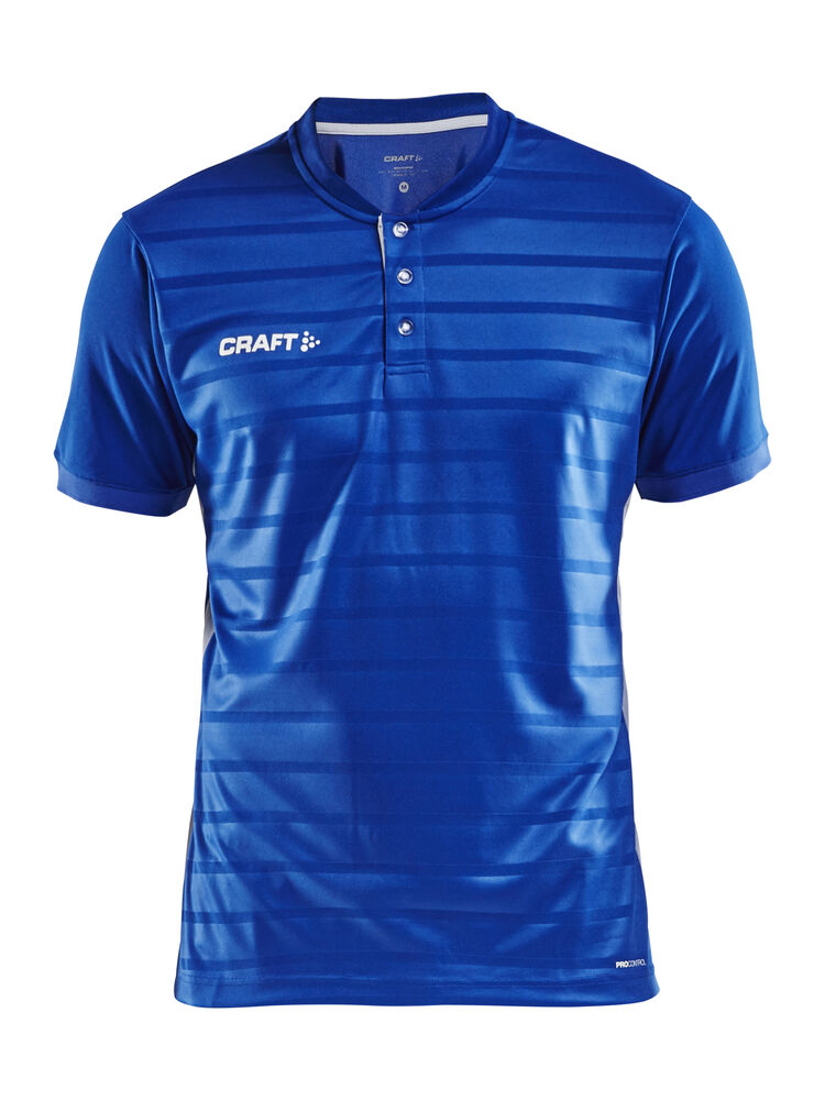 Pro Control Button Jersey M - Club Cobolt/White