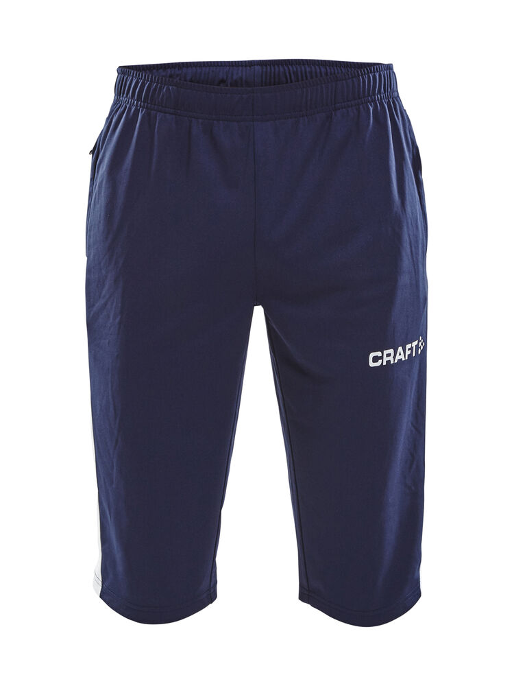 Progress 3/4 Pants M - Navy/White