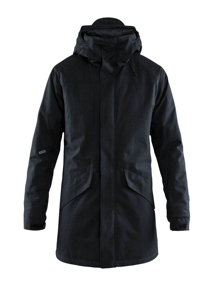 Mountain Padded Parkas M - Black Melange/Black