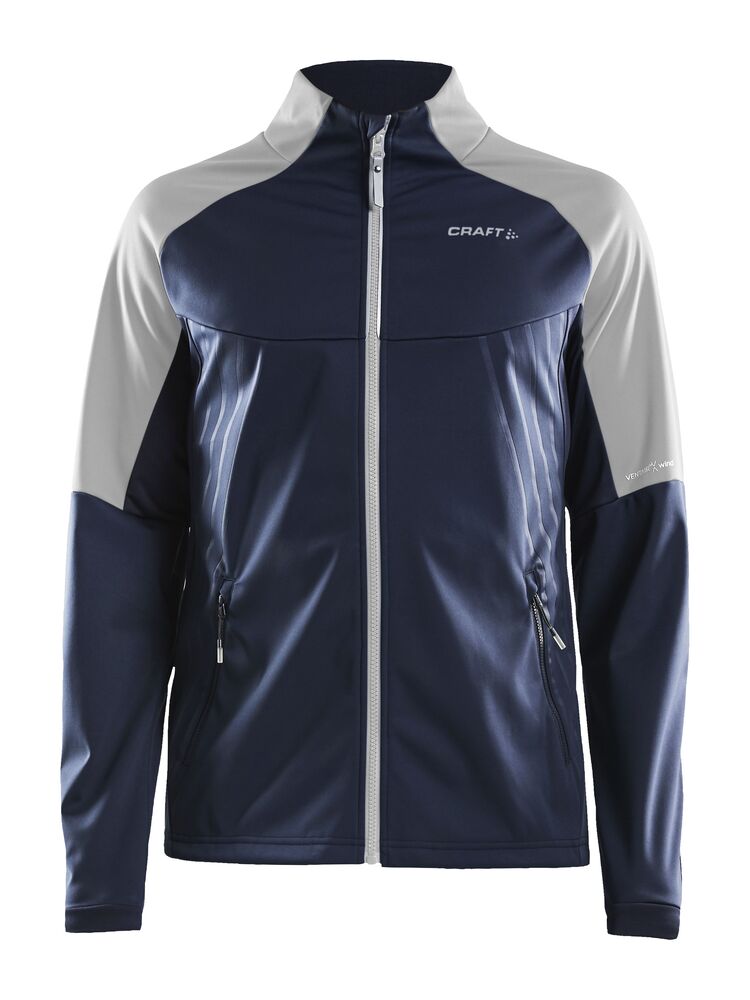 Warm Train Jacket M - DEEP LAKE-BLAZE