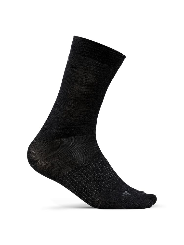 Wool Liner Sock 2-pack - Black