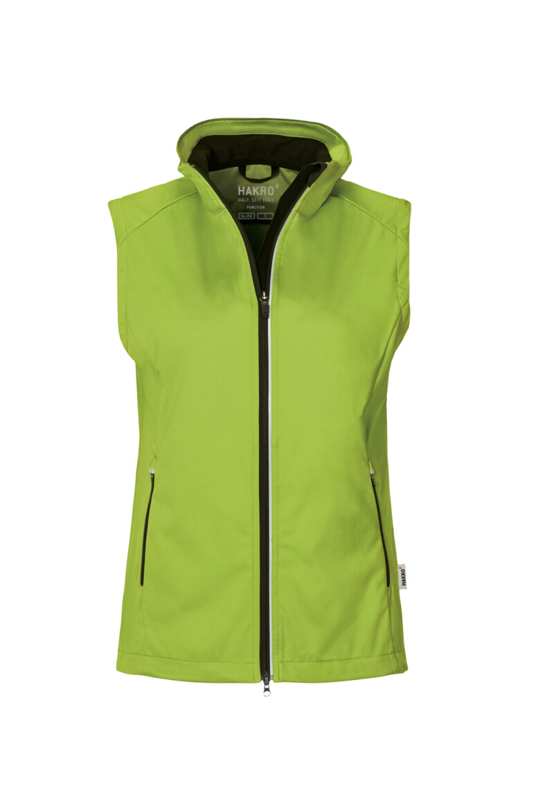 HAKRO Damen Light-Softshellweste 254 kiwi, XS
