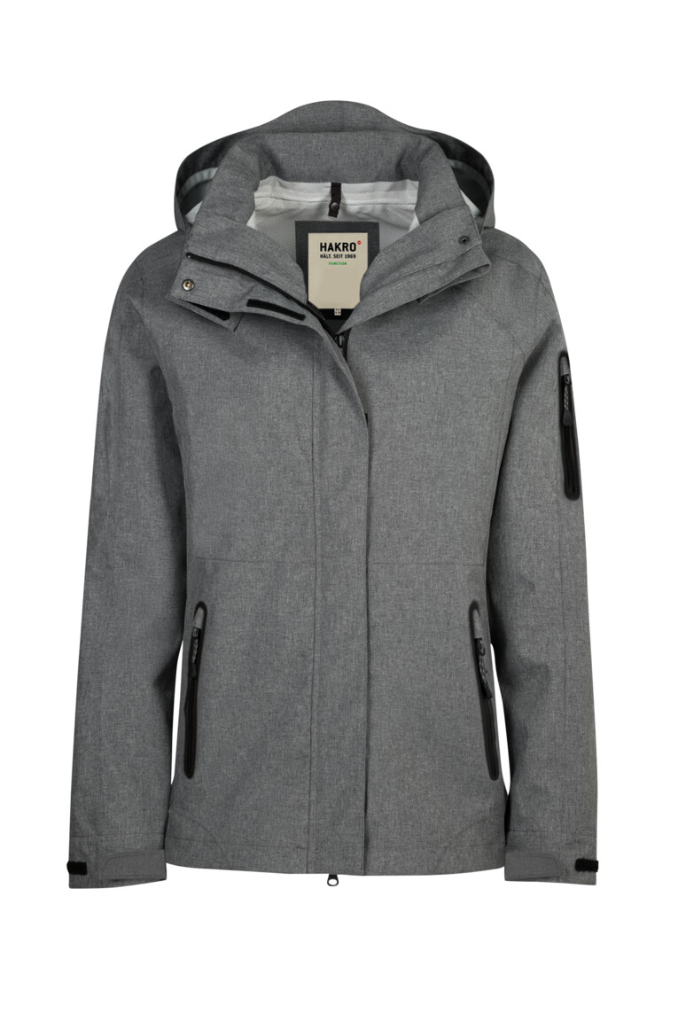 HAKRO Damen Activejacke 250 dunkelgrau meliert, XS