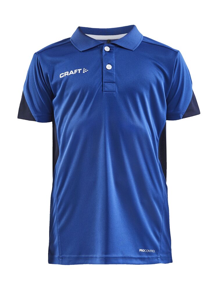 PRO Control Impact Polo Jr - Club Cobolt/Navy