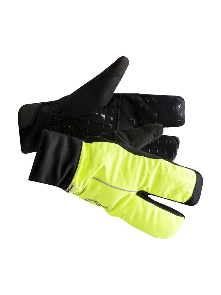 Adv SubZ Siberian Split Finger glove - Flumino-Black