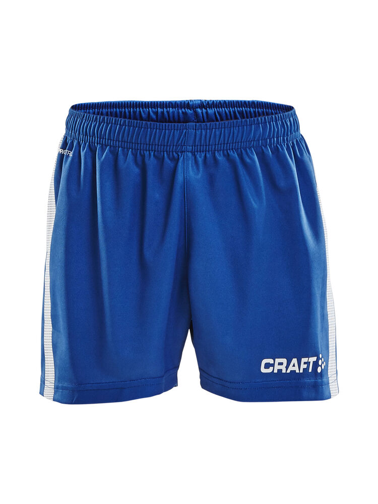 Pro Control Shorts Jr - Royal/White