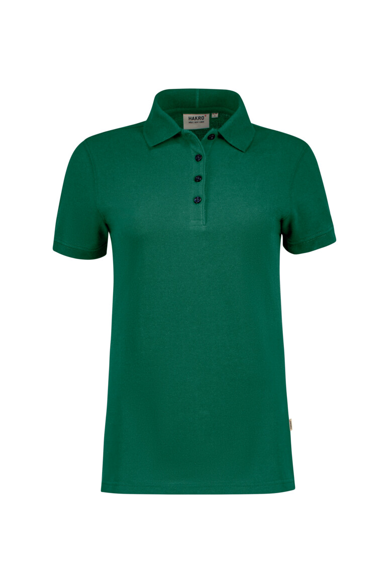 HAKRO Damen Poloshirt Bio-Baumwolle 301 tanne, 2XS