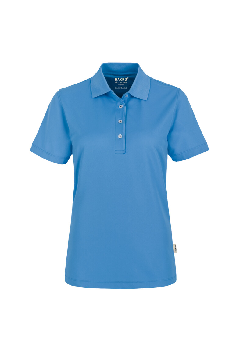 HAKRO Damen Poloshirt COOLMAX® 206 malibublau, XS