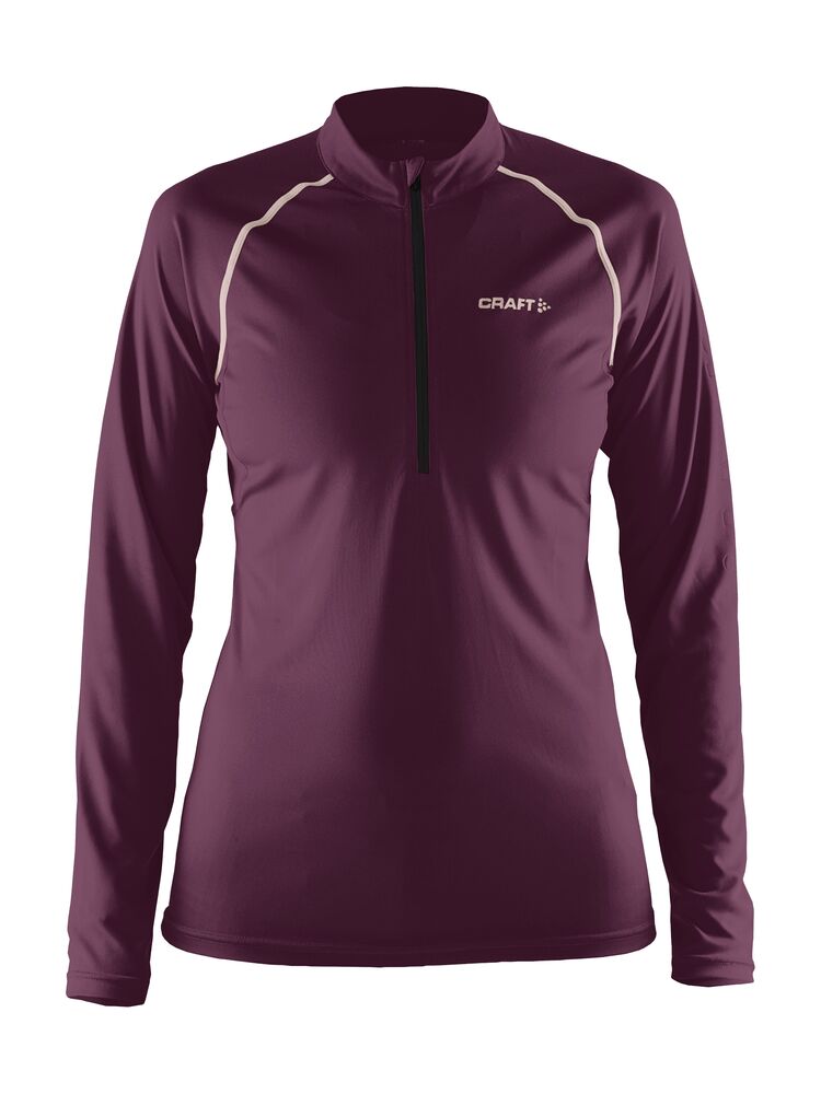 Eaze LS Half Zip Tee W