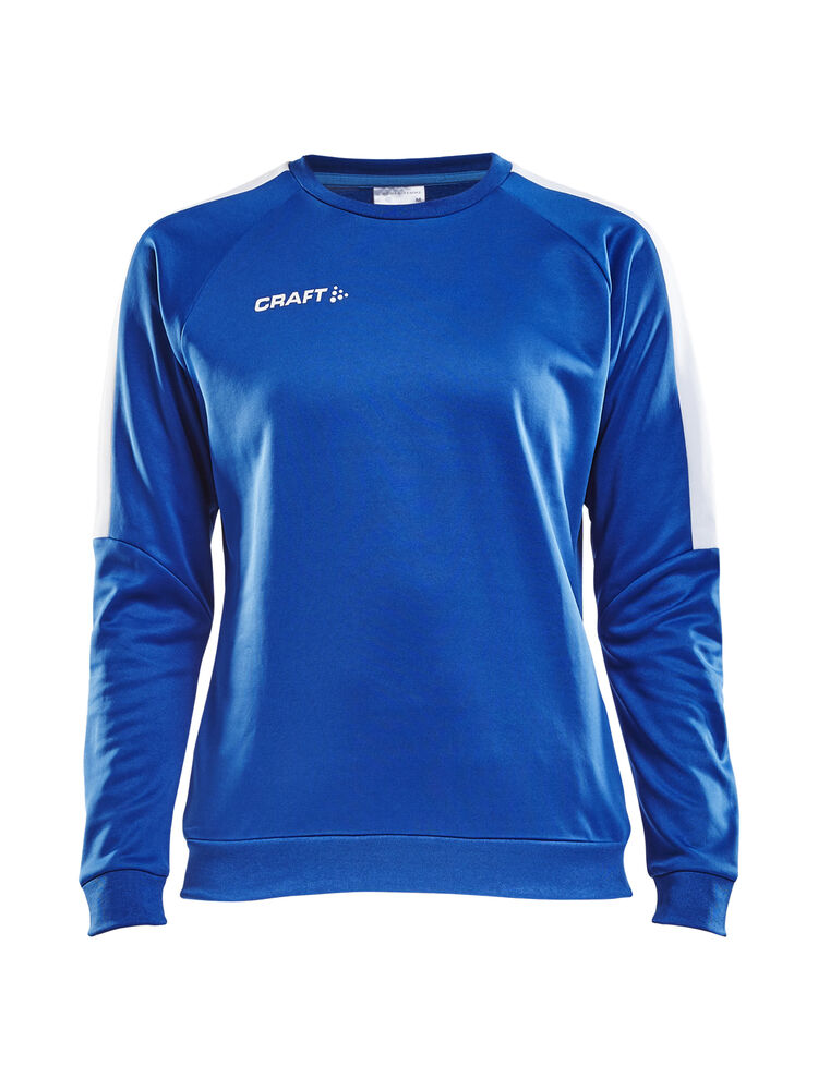 Progress R-Neck Sweater W - Royal/White